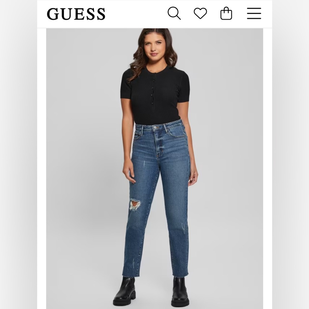 Classic GUESS Mom Jean Sz 25